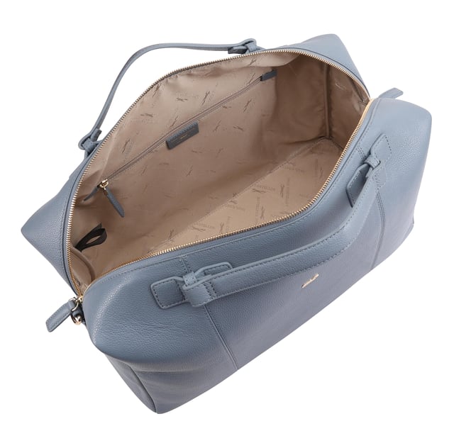 This Paul Costelloe ODELIA Weekend/Duffle Bag benefits from having top handles and an adjustable shoulder strap so you can wear it however you find most comfortable! Roomy enough for all your overnight essentials. It is sturdy yet light to carry. Perfect for long weekend stay or as a hospital bag for you and the new baby.  Designed with one large main compartment as well as a secure interior pockets, it can hold all your essentials with ease. D:21cm W:48cm H:26cm