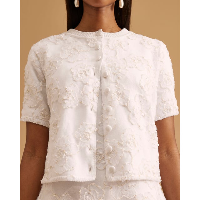 Knitted, Floral embroidery, Crew neckline, Short sleeves, Button fasteningAbout the brandFASHION IS OUR DNARiver Island is an icon of the British high street. Inspired by the latest trends and our heritage style archives, we've been serving style and leading trends for over sixty years.We make fashion for real people with real lives, who want to look real good. Because life's a celebration - let's dress for it.
