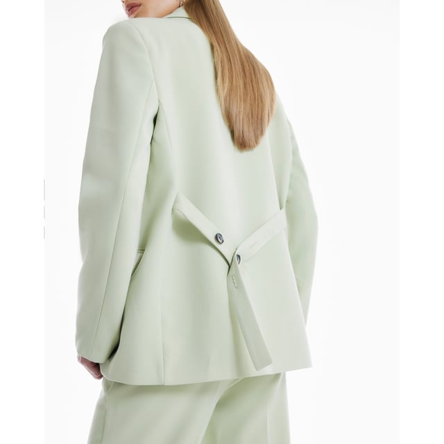 River Island Womens Blazer Green Oversized
