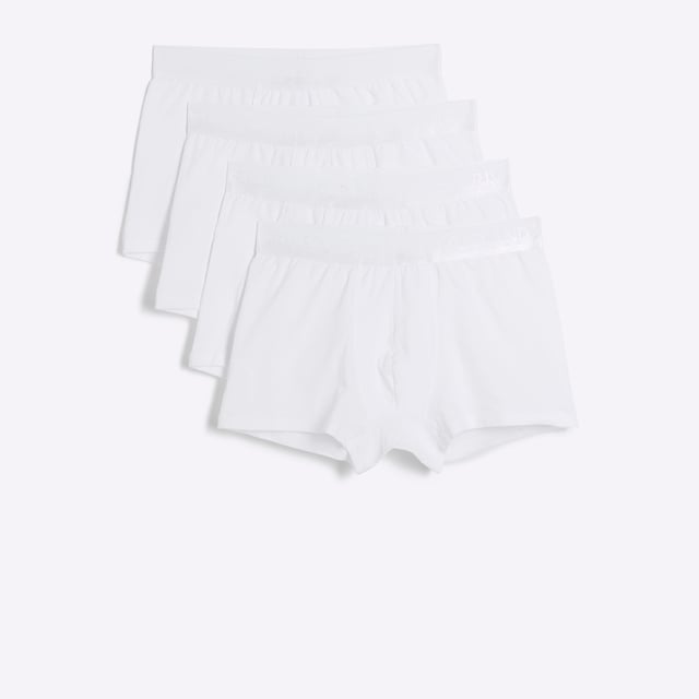 Multipack of 4, Regular fit, Elasticated RI waistbandAbout the brandFASHION IS OUR DNARiver Island is an icon of the British high street. Inspired by the latest trends and our heritage style archives, we've been serving style and leading trends for over sixty years.We make fashion for real people with real lives, who want to look real good. Because life's a celebration - let's dress for it.