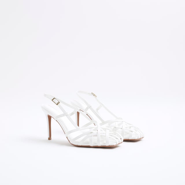 Square toe, Skinny heel, Caged design, Ankle strapped, Buckle fastening, Heel height: 8cmAbout the brandFASHION IS OUR DNARiver Island is an icon of the British high street. Inspired by the latest trends and our heritage style archives, we've been serving style and leading trends for over sixty years.We make fashion for real people with real lives, who want to look real good. Because life's a celebration - let's dress for it.