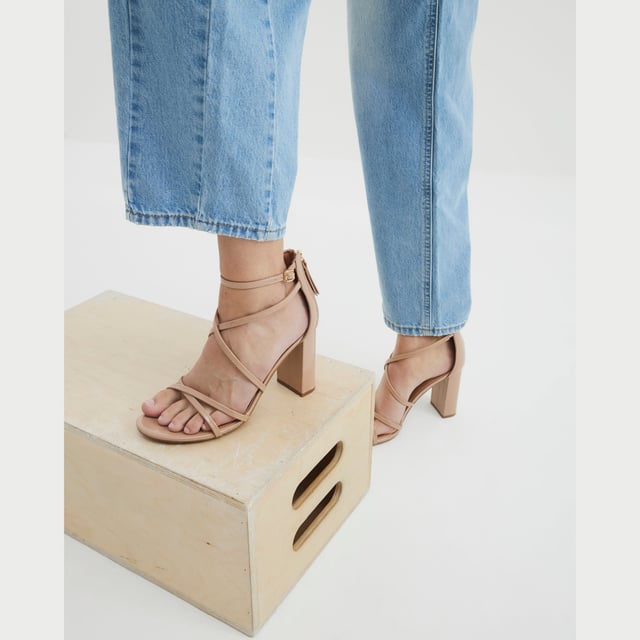 Patent fabric, Strappy detail, Zipped fastening, Open toe, Block heeled, Heel height: 6cmAbout the brandFASHION IS OUR DNARiver Island is an icon of the British high street. Inspired by the latest trends and our heritage style archives, we've been serving style and leading trends for over sixty years.We make fashion for real people with real lives, who want to look real good. Because life's a celebration - let's dress for it.