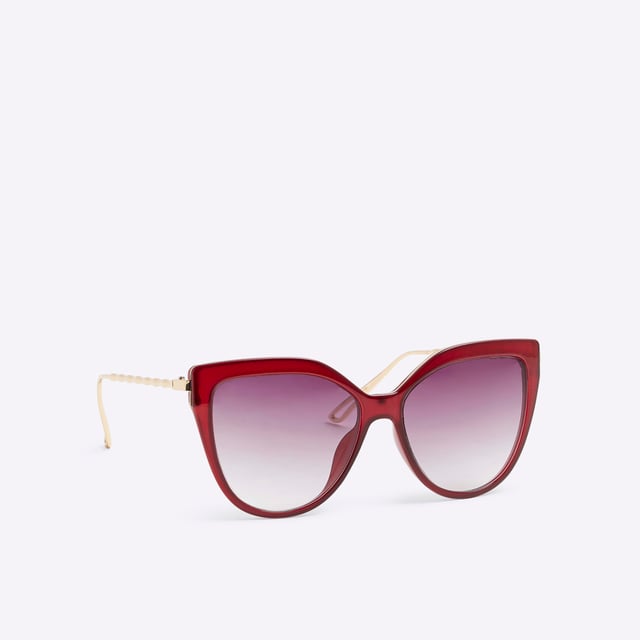 River Island Womens Red Cat Eye Gold Arm Sunglasses Cat eye shaped, Metal framed, Gold arm, Tinted lensesAbout the brandFASHION IS OUR DNARiver Island is an icon of the British high street. Inspired by the latest trends and our heritage style archives, we've been serving style and leading trends for over sixty years.We make fashion for real people with real lives, who want to look real good. Because life's a celebration - let's dress for it.