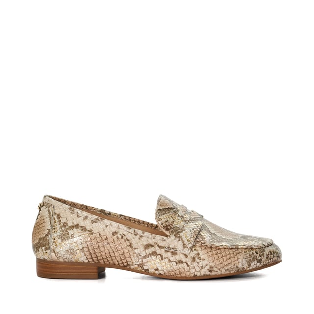 A casual style with a luxe look and feel, elevate your everyday with out Georgiee penny loafers. Featuring a chiselled toe and resting on a low stacked heel this traditional style will make any outfit look special.