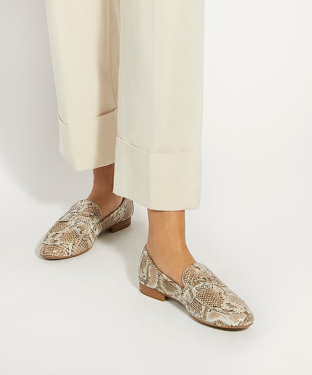 A casual style with a luxe look and feel, elevate your everyday with out Georgiee penny loafers. Featuring a chiselled toe and resting on a low stacked heel this traditional style will make any outfit look special.