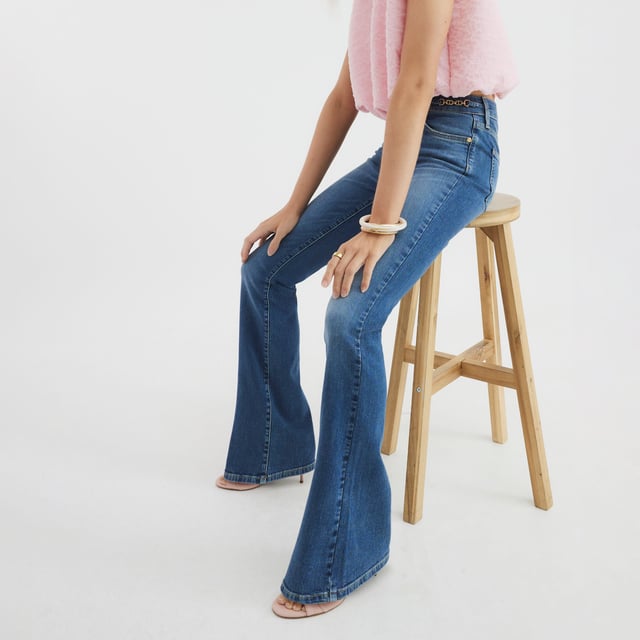 Denim fabric, Mid rise fit, Bootcut leg, Belt loops, Classic 5 pocket styling, Gold snaffle chain detailAbout the brandFASHION IS OUR DNARiver Island is an icon of the British high street. Inspired by the latest trends and our heritage style archives, we've been serving style and leading trends for over sixty years.We make fashion for real people with real lives, who want to look real good. Because life's a celebration - let's dress for it.