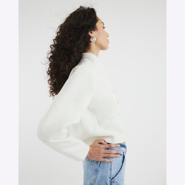 River Island Womens Jacket Cream Collarless Button Up V neck, Single Breasted, Collarless, Buttoned fastening, Long sleevedAbout the brandFASHION IS OUR DNARiver Island is an icon of the British high street. Inspired by the latest trends and our heritage style archives, we've been serving style and leading trends for over sixty years.We make fashion for real people with real lives, who want to look real good. Because life's a celebration - let's dress for it.