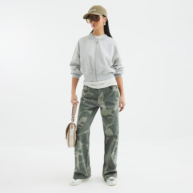 Petite collection, Camo print, Belt loops, Pockets, Straight leg, Zip and button fasteningAbout the brandFASHION IS OUR DNARiver Island is an icon of the British high street. Inspired by the latest trends and our heritage style archives, we've been serving style and leading trends for over sixty years.We make fashion for real people with real lives, who want to look real good. Because life's a celebration - let's dress for it.