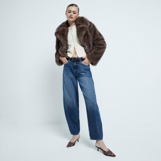 Denim, Relaxed Straight, Belted, Button and zip fastening, Pocket detail, High riseAbout the brandFASHION IS OUR DNARiver Island is an icon of the British high street. Inspired by the latest trends and our heritage style archives, we've been serving style and leading trends for over sixty years.We make fashion for real people with real lives, who want to look real good. Because life's a celebration - let's dress for it.