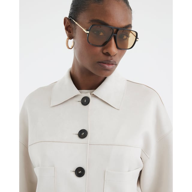 River Island Womens Overshirt Beige Faux Suede Faux suede, Collared, Buttoned cuffs, Pockets, Button fasteningAbout the brandFASHION IS OUR DNARiver Island is an icon of the British high street. Inspired by the latest trends and our heritage style archives, we've been serving style and leading trends for over sixty years.We make fashion for real people with real lives, who want to look real good. Because life's a celebration - let's dress for it.