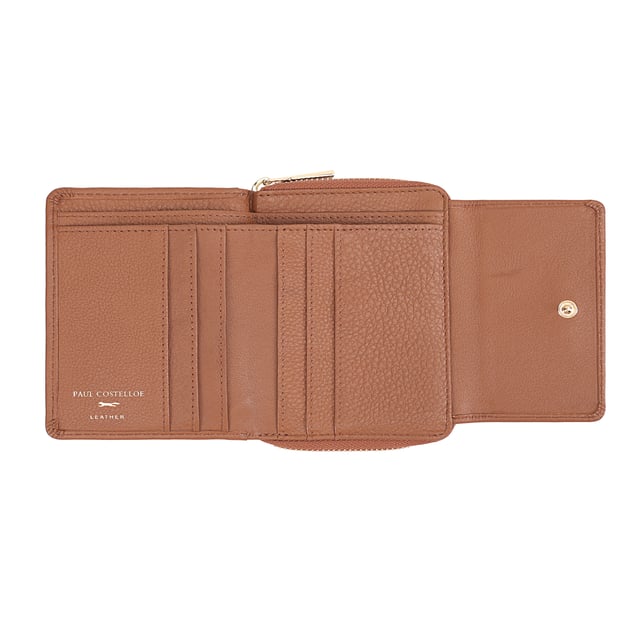 Crafted from soft leather, this elegant purse is designed for both style and function, featuring twin coin sections for easy access and separation. It offers ample card slots, a dedicated note section, and a clear card/ID display window for added convenience. Finished with a sleek brand logo plate on the front, it comes beautifully packaged in a gift box-perfect for yourself or someone special. D:3.4cm W:12.3cm H:9.7cm