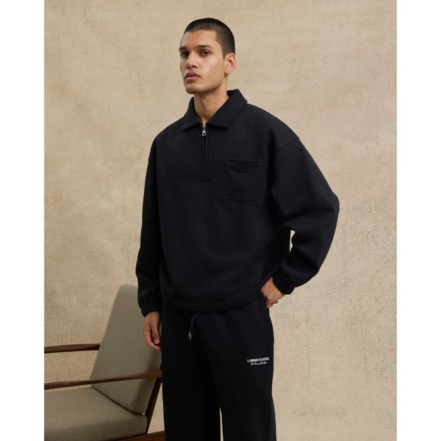 Regular fit, Polo neck, Half zipped, Chest pouch pockets, Long sleeved, HeavyweightAbout the brandFASHION IS OUR DNARiver Island is an icon of the British high street. Inspired by the latest trends and our heritage style archives, we've been serving style and leading trends for over sixty years.We make fashion for real people with real lives, who want to look real good. Because life's a celebration - let's dress for it.