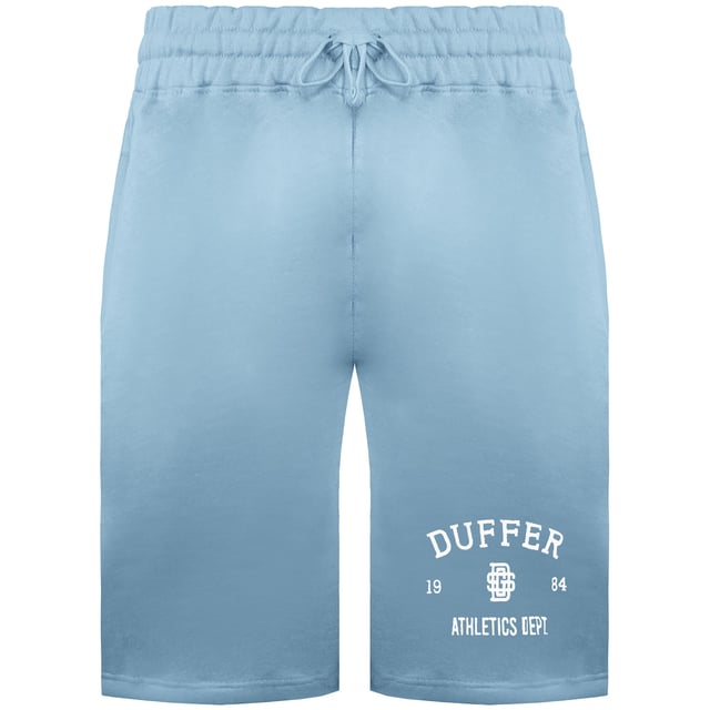 Stay cool and comfortable with the Duffer Locker Men’s Shorts—your go-to for laid-back days, gym sessions, or warm-weather styling. Blending casual sportswear vibes with soft-touch comfort, these shorts are built for movement, versatility, and effortless everyday wear.
Key Features
Soft Cotton Blend Fabric

Lightweight and breathable, offering a smooth feel against the skin—ideal for lounging, workouts, or everyday use.

Elasticated Waistband with Adjustable Drawcord

Ensures a secure, comfortable fit that moves with you and allows for easy customisation.

Regular Fit with Straight Leg Cut

Designed to sit just above the knee for a balanced silhouette that’s both relaxed and refined.

Side Slip Pockets

Functional pockets provide space for everyday essentials like your phone, keys, or wallet.

Duffer Locker Branding

Signature logo detailing (printed or embroidered) on the thigh adds a sporty, street-ready edge to the design.

Whether you’re heading to the gym or just keeping it casual, the Duffer Locker Men’s Shorts offer the comfort, flexibility, and style you need to move through your day with ease.