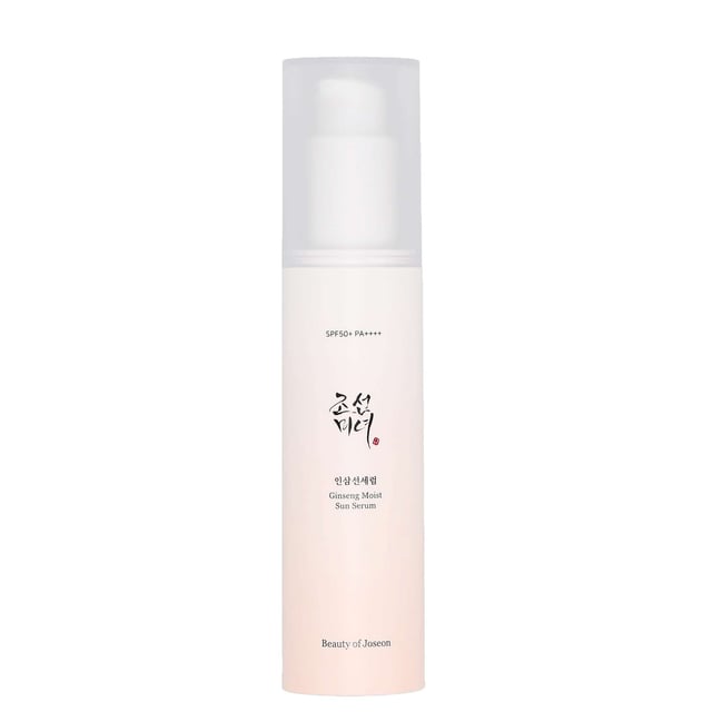 Experience ultimate sun protection with the Beauty of Joseon Ginseng Moist Sun Serum PA++++ SPF50+ (50ml). This lightweight serum is formulated for all skin types, providing effective sun defense without a greasy feel or white cast. Enriched with 30% Ginseng Extract for anti-aging benefits and 2% Niacinamide to brighten skin tone, it absorbs quickly, leaving skin fresh and hydrated. Perfect as a makeup base, it ensures a smooth finish without stickiness. Enjoy a cruelty-free skincare experience that enhances your natural beauty.