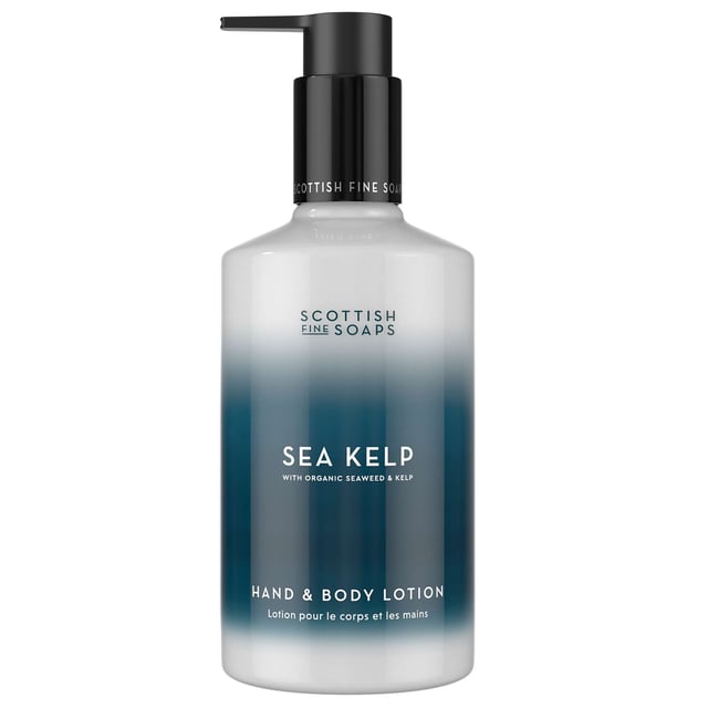 Experience the ultimate hydration with the Sea Kelp Hand and Body Lotion from The Scottish Fine Soaps Company. This luxurious lotion is enriched with glycerine for deep moisture, allantoin for a smooth finish, and safflower oil for soothing comfort. Infused with nutrient-rich Scottish kelp and seaweed extracts, it brings the refreshing essence of the ocean to your skincare routine. Simply apply to hands and body as needed, and massage until fully absorbed for silky soft skin. Treat yourself to a spa-like experience every day.