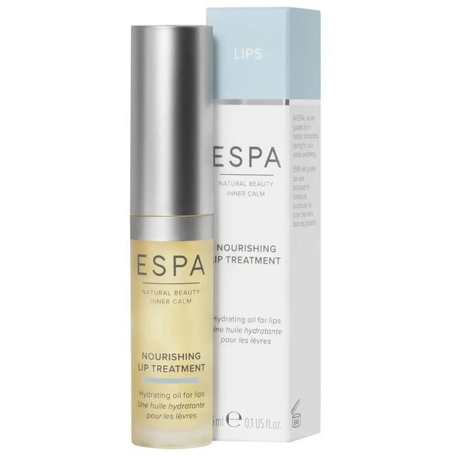 Experience beautifully soft and hydrated lips with ESPA's Nourishing Lip Care Treatment. This vegan-friendly formula features Indian Gentian Leaves to smooth and enhance your lips, while plumping hyaluronic acid and konjac root provide deep moisture and minimize the appearance of fine lines. Perfect for daily use, simply apply throughout the day as needed or use as a glossy topcoat over your favorite lip color. Treat your lips to the nourishment they deserve and achieve a radiant smile.
