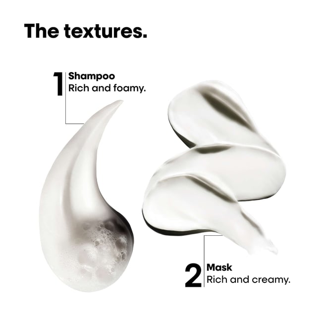 Discover the L'Oréal Professionnel Metal Detox Mini Kit, featuring a 100ml Anti-Breakage Shampoo and a 75ml Anti-Breakage Mask. This essential duo provides effective protection against hair breakage and color fade, making it ideal for travel or as a starter set. Enriched with Glicoamine, it tracks and neutralizes harmful metals within the hair, resulting in up to 87% less hair breakage after just one use and up to 2x more shine. Protect your hair from excess metals that can be absorbed from shower water, and enjoy vibrant, healthy locks with this professional haircare solution.