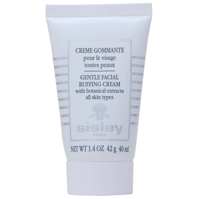 Revitalize your skin with Sisley's Gentle Facial Buffing Cream, expertly formulated to absorb excess sebum and impurities while gently exfoliating dead skin cells. Enriched with chamomile for its soothing benefits, this cream is suitable for all skin types, including sensitive skin. Experience a polished complexion and enhanced absorption of other skincare products. For best results, apply a thin layer to clean, dry skin on your face and neck once or twice a week, avoiding the eye area. Let it sit for 1 to 2 minutes, then gently massage until the micro-particles vanish, and rinse thoroughly.