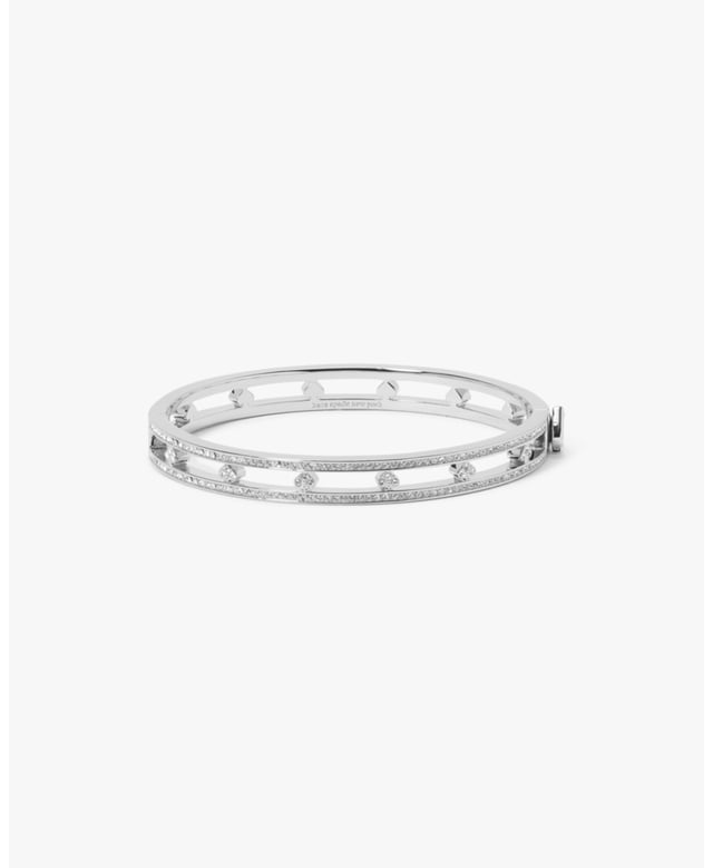 Cut To The Chase Pave Spade Hinge Bangle, Pave Spade Hinge Bangle