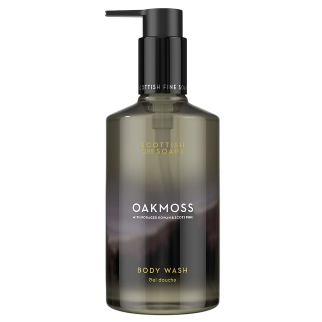Transform your bathing experience with the Revitalizing Oakmoss Body Wash from The Scottish Fine Soaps Company. Infused with the soothing scents of oakmoss, cedarwood, and amber, this luxurious body wash brings the tranquility of the forest right into your home. The gentle formula is enriched with locally foraged Scots pine and rowan, packed with antioxidants that nourish and replenish your skin. Plus, lactic acid works to smooth and hydrate. For best results, lather generously over damp skin and rinse with warm water for a clean, refreshed feeling.
