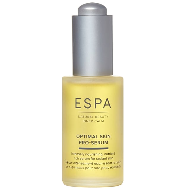 Unlock radiant skin with ESPA Active Nutrients ProSerum. This luxurious serum provides intense hydration for a supple, smooth complexion. Formulated to restore your skin's moisture barrier, it's ideal for sensitive skin. Enriched with Sunflower Concentrate and a blend of Balloon Vine, Blackcurrant Seed Oil, and Sea Fennel, it nourishes and revitalizes from within. Antioxidant-rich Turmeric enhances your skin tone. Certified vegan and pregnancy safe, warm a few drops in your palms and apply to your face, neck, and décolleté after cleansing for best results.