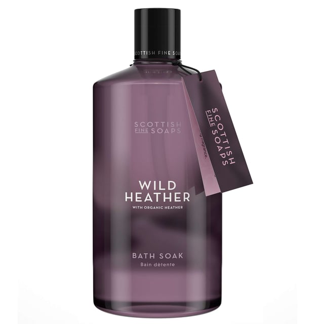 Experience the invigorating essence of the Scottish Highlands with our Wild Heather Bath Soak by Scottish Fine Soaps. Infused with nourishing vitamin E and the rejuvenating properties of wild Scottish heather extract, this luxurious bath soak is designed to uplift your spirits and rejuvenate your body. Immerse yourself in a soothing bath that transforms your daily routine into a serene escape, leaving your skin feeling soft and your mind refreshed. Perfect for self-care or as a thoughtful gift, indulge in a moment of pure relaxation.