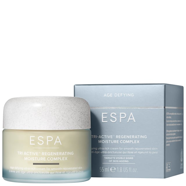 Discover the transformative power of the ESPA Tri-Active Regenerating Moisture Complex, a premium face moisturiser designed to deeply nourish and hydrate your skin while effectively reducing the visible signs of ageing. This advanced formula combines Bio-Retinol and a gentle BHA to rejuvenate your complexion, restoring its natural radiance. Suitable for vegans and gluten-free, this moisturiser is also safe for use during pregnancy. Achieve a youthful glow by applying it gently to your face, neck, and décolleté, and enjoy a smoother, more revitalised appearance.