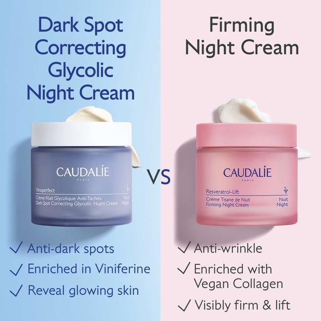 Transform your skin overnight with the Caudalie Vinoperfect Dark Spot Correcting Glycolic Night Cream. This advanced moisturizer features a brightening complex with Viniferine, proven to be 62 times more effective than Vitamin C in reducing pigmentation. Glycolic Acid enhances its resurfacing abilities, ensuring your skin awakens more radiant. With 97% natural ingredients, this non-comedogenic formula suits all skin types. Clinical studies show that 90% of users noticed a reduction in dark spots after 56 days. Reuse the refillable jar for sustainability.