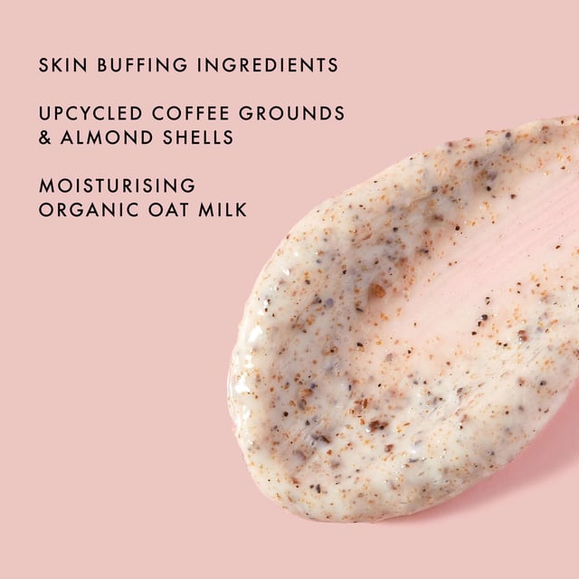 Revitalize your skin with Neom Wellbeing London Energy Boosting Super Shower Power Body Polish. This exfoliator is crafted with invigorating ingredients inspired by morning freshness. Enjoy the scent of mint tea, uplifting eucalyptus, cleansing rosemary, and energizing coffee, combined with oat milk for nourishment. Massage onto damp skin in circular motions, rinse thoroughly, and follow with NEOM Body Butter or Body Oil for soft skin. For an energy boost, pair with our Body Cleanser and Shampoo and Conditioner.