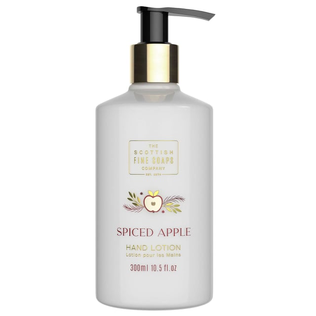 Experience the delightful warmth of autumn with our Spiced Apple Hand Lotion. This luxurious lotion is expertly crafted by the Scottish Fine Soaps Company, featuring a comforting seasonal scent that evokes cozy moments. Infused with soothing ingredients, it deeply nourishes and hydrates your skin, leaving it soft and supple. Perfect for daily use, this hand lotion not only pampers your hands but also enhances your self-care routine. Treat yourself or gift it to someone special for a touch of seasonal indulgence.