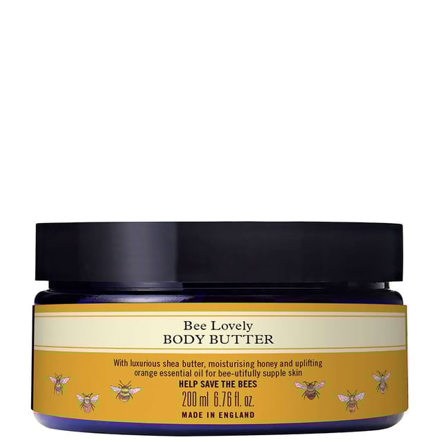 Indulge your skin with Neal's Yard Remedies Bee Lovely Body Butter, an intensely hydrating moisturizer made from rich shea butter and organic honey from Mexico. Infused with zesty Italian and Mexican oranges, this luxurious body butter leaves your skin feeling soft, smooth, and rejuvenated. Suitable for ages 3 and up, apply after bathing and massage gently for best results. Since 1981, Neal's Yard Remedies has focused on sustainability, ensuring all products are cruelty-free, vegetarian, and made with ethically sourced ingredients.
