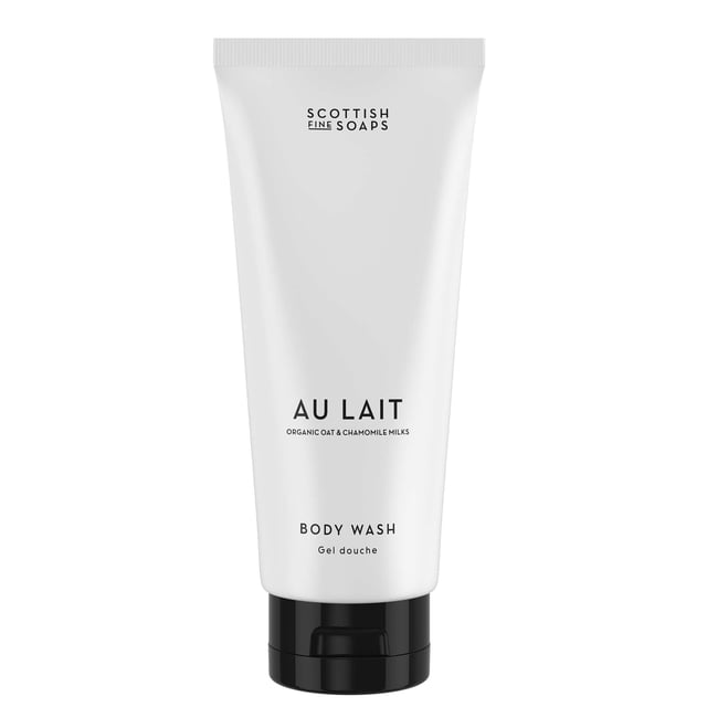 Scottish Fine Soaps Company Au Lait Nourishing Body Wash Indulge your senses with the Scottish Fine Soaps Company Au Lait Body Wash, featuring a luxurious creamy scent. This body wash combines the natural benefits of Scottish oats and chamomile milk to gently repair, replenish, and soothe your skin. Enriched with lactic acid, it provides a natural exfoliation, leaving your skin feeling irresistibly soft and revitalized. To use, simply lather generously over wet skin and rinse with warm water for a refreshing cleanse that awakens your skin's natural glow.