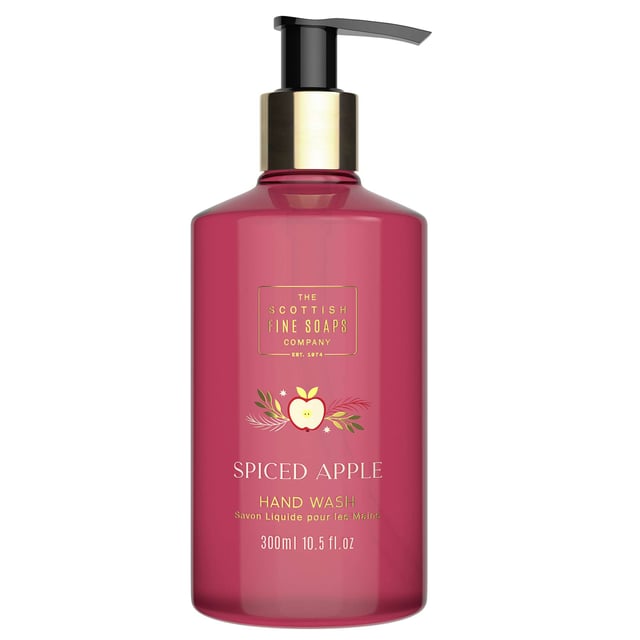 Experience the essence of the festive season with our Spiced Apple Hand Wash from the Scottish Fine Soaps Company. This luxurious hand wash is enriched with a delightful warm scent that not only cleanses but also hydrates your hands, leaving them feeling soft and refreshed. Perfect for everyday use or as a thoughtful gift, this hand wash transforms your handwashing routine into a pampering experience. Elevate your skincare with this beautifully scented addition to your home.