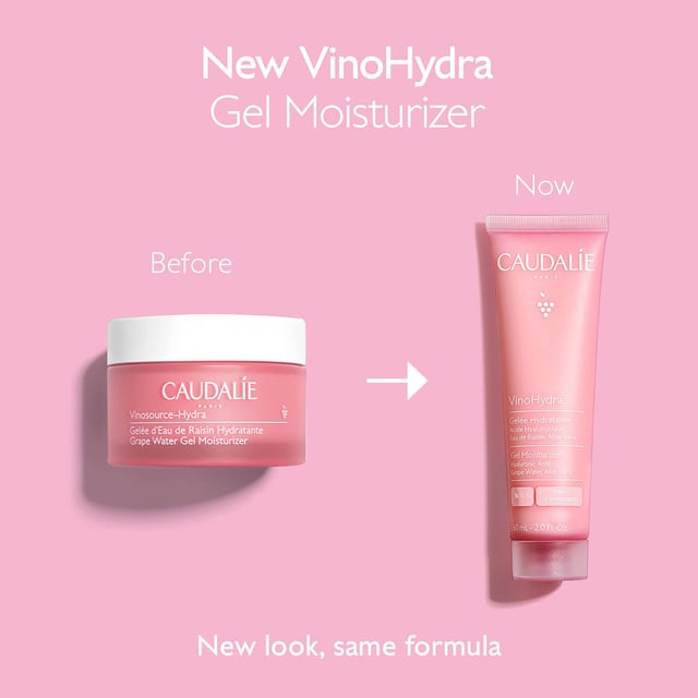 Experience intense hydration with Caudalie VinoHydra Gel Moisturizer, a featherlight formula designed for all skin types. This gel moisturizer delivers a refreshing surge of moisture, calming dryness and irritation for a balanced complexion. Infused with Natural Hyaluronic Acid, Aloe Vera, and Grape Water, it provides long-lasting hydration while soothing sensitive skin. Enjoy a silky texture that absorbs effortlessly, leaving your skin feeling soft and rejuvenated. With a fun, portable tube made from recycled plastic, it's perfect for on-the-go hydration. Join Caudalie's commitment to the environment, contributing 1% of sales to protect our planet.