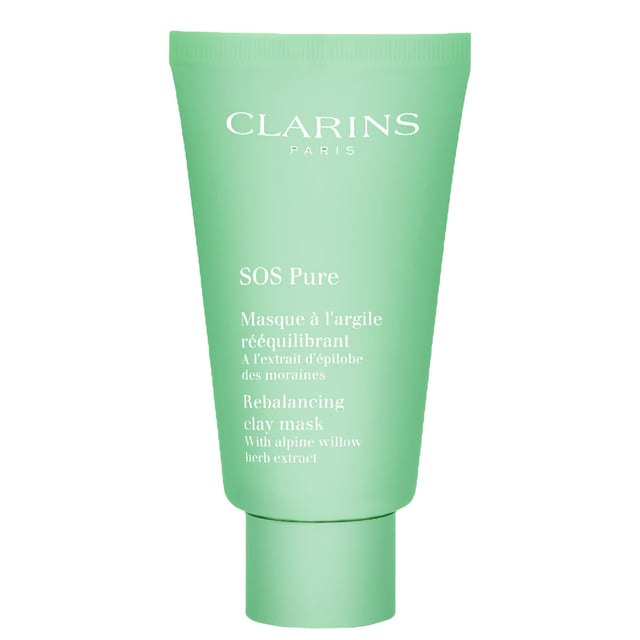 Experience the power of Clarins SOS Pure Rebalancing Clay Mask, specially formulated for oily skin types. Enriched with alpine willow herb, this mask effectively minimizes shine and reduces pore visibility. It deeply absorbs impurities while enhancing skin texture for a smoother, healthier appearance. To enjoy its benefits, apply a thin layer to your face, steering clear of the eye area. Leave it on for 10 minutes, then rinse thoroughly for refreshed, revitalized skin.