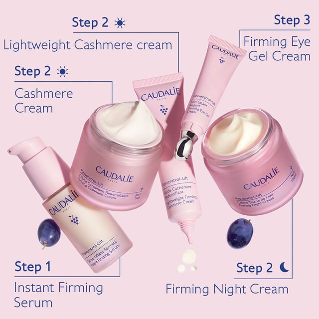 Discover the Caudalie Resveratrol-Lift Instant Firming Serum Refill, an eco-friendly choice for your skincare. This anti-aging serum is three times more effective than retinol, providing lifting and smoothing effects. With plant-based vegan collagen, micro hyaluronic acid, and peptides, it targets fine lines and wrinkles. Its lightweight texture is ideal for makeup layering, and the refillable packaging promotes sustainability. With 98% natural ingredients, Caudalie is committed to positive environmental impact. Transform your skin with this innovative serum.