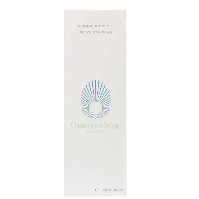 Experience the luxurious Omorovicza Firming Body Oil, an aromatic blend designed to tone and refine your skin. This exceptional body oil minimizes the appearance of stretch marks while deeply hydrating and restoring elasticity. Infused with plum almond oil for enhanced suppleness, vitamin A and apricot kernel oil for a soft touch, and calendula oil for skin restoration, it also features vitamin E to support collagen production and protect against free radicals. Perfect for vegans and suitable for sensitive, dry, oily, and combination skin types. Free from parabens, silicones, and artificial additives, this body oil promises a radiant, healthy glow. To use, simply massage a small amount into your skin or apply to hair for added shine.