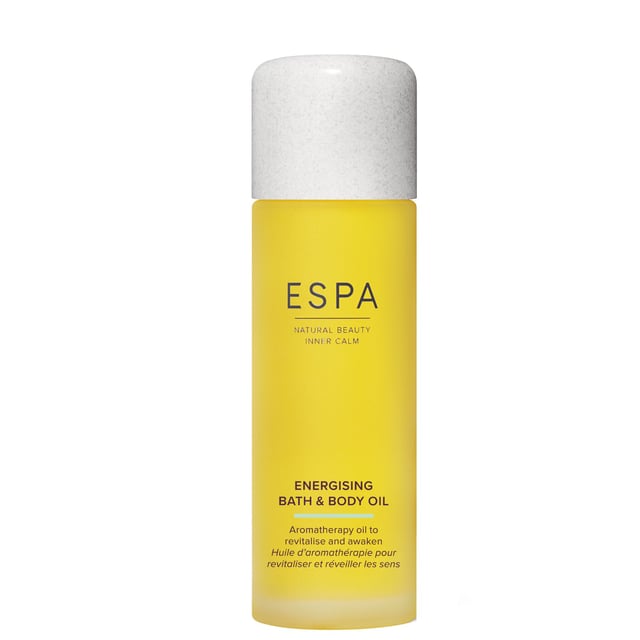 Revitalize your senses with ESPA's Energising Bath & Body Oil, a naturally nourishing blend that combines the power of aromatherapy. Infused with a unique signature blend of invigorating Peppermint, refreshing Eucalyptus, and clarifying Rosemary, this oil is designed to combat fatigue and rejuvenate your energy levels. Perfect for vegans, it offers versatile use: simply swirl into your bath for a soothing soak, apply as a massage oil for dry skin relief, or use on pulse points and temples for an uplifting aromatherapy experience. Elevate your self-care routine with this essential oil.