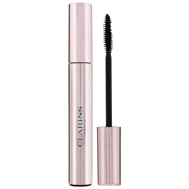 Transform your lashes with Clarins Wonder Perfect 4D Mascara in Black. This innovative mascara enhances your lashes, making them longer, curlier, and fuller. Infused with rich carbon-black mineral pigments, it delivers vibrant color that lasts all day. The unique formula includes lash-defining rose wax, ensuring exceptional hold and definition. Achieve the ultimate eye-catching look with just one application of this must-have beauty essential.