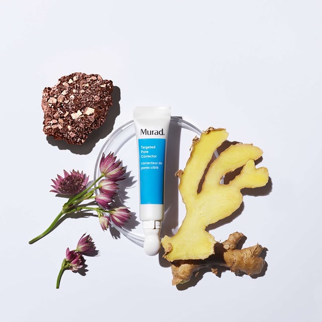 Transform your skin with Murad's Targeted Pore Corrector Serum, a revolutionary bio-tech treatment designed to minimize the appearance of pores with each application. This powerful serum not only reduces pore visibility instantly but also helps decrease pore size over time when used correctly. For best results, cleanse your face with Murad's Clarifying Cleanser, then apply a small amount of the Targeted Pore Corrector directly onto enlarged pores using the applicator tip. Gently dab and let dry before applying your favorite Murad moisturizer and sunscreen for a complete skincare routine.