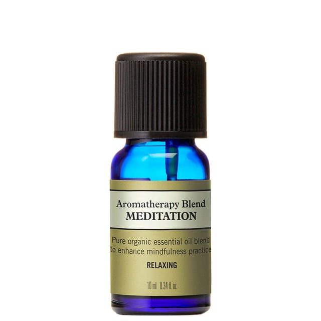 Discover tranquility with Neal's Yard Remedies Meditation Aromatherapy Blend, crafted to enhance relaxation and mindfulness. This soothing blend promotes calming breaths, making it ideal for meditation or creating a serene atmosphere at home. Add a few drops to your diffuser to fill your space with a restful aroma. Vegan and certified organic, it’s perfect for those seeking natural wellness solutions. Experience the quality of Neal's Yard Remedies, committed to sustainable practices. For external use only, avoid contact with eyes, and keep away from children.