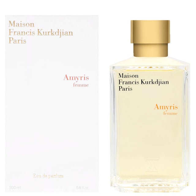 Experience the essence of femininity with Maison Francis Kurkdjian Amyris Femme Eau de Parfum Spray. This enchanting fragrance combines playful lemon tree flowers and sweet peas, delivering a light sweetness that enchants the senses. It evolves to reveal warm musky amber notes, exuding joyful confidence. Perfect for uplifting your mood, Amyris Femme is your go-to feel-good fragrance. Embrace the happiness it brings and make it your signature scent today!