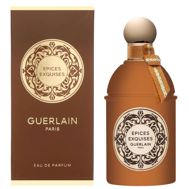 Discover the captivating allure of Guerlain Épices Exquises Eau de Parfum Spray, a fragrance that invites you into an exotic realm. This enchanting scent features a delightful blend of warm amber, cardamom, angelica, and pink pepper, creating a vibrant opening. The heart reveals a robust spicy accord combining black pepper and coffee, leading to a luxurious finish of smooth sandalwood, rich oud, and earthy patchouli. Perfect for those who appreciate bold and complex fragrances, Épices Exquises is a statement scent that embodies sophistication and warmth.