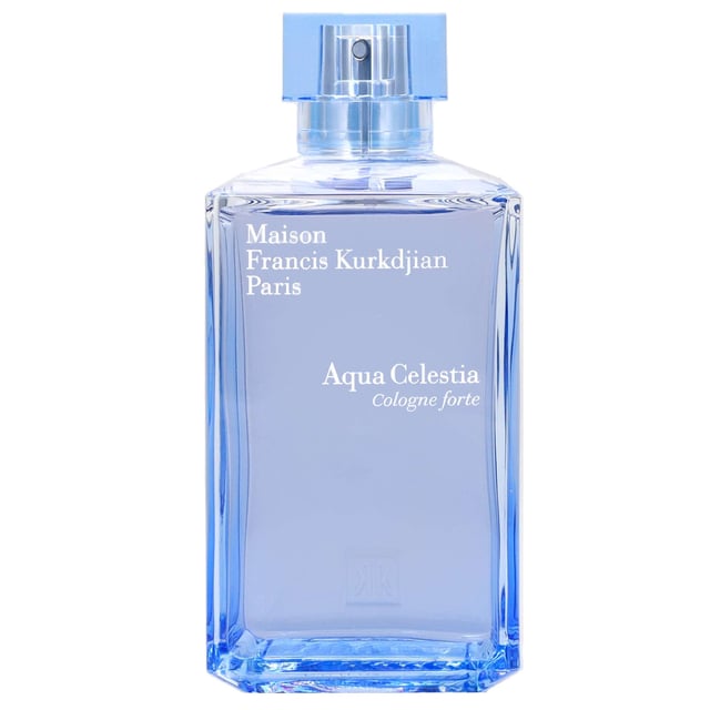 Maison Francis Kurkdjian Aqua Celestia Cologne Forte Eau de Parfum Spray - Invigorating Freshness 200ml Discover the enchanting aroma of Maison Francis Kurkdjian Aqua Celestia Cologne Forte Eau de Parfum Spray. This exquisite fragrance embodies the essence of open skies with its vibrant fruity notes and refreshing allure. Experience the uplifting combination of bergamot and blackcurrant that awakens the senses, harmonized by the delicate floral touches of mimosa and jasmine. The scent concludes with a warm musk base, creating a captivating and liberating olfactory experience. Perfect for those seeking a refreshing and sophisticated fragrance for any occasion.