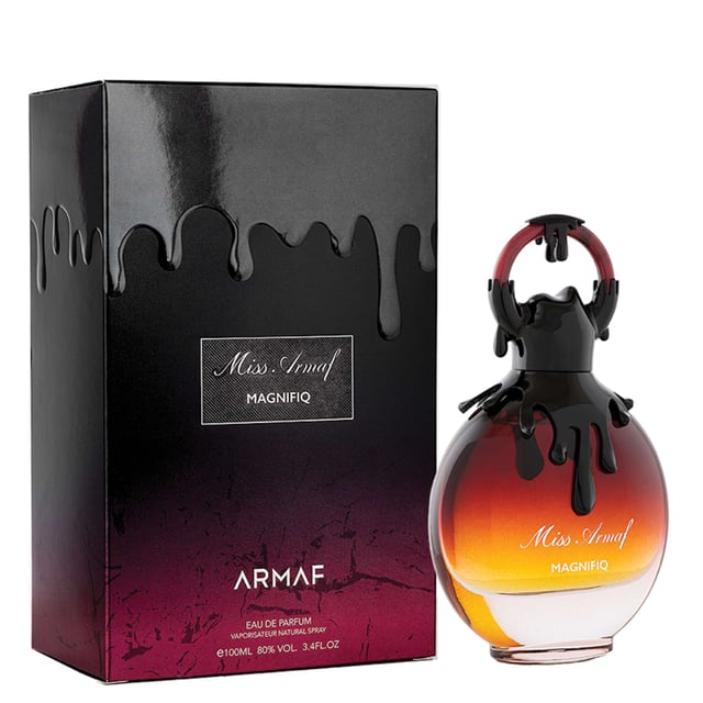 Discover the enchanting Armaf Miss Armaf Magnifiq Eau de Parfum Spray, a luxurious fragrance that harmoniously blends warm amber with vibrant citrus notes. The invigorating top notes of orange, mandarin, and bergamot awaken the senses, leading into a heart of sweet florals featuring rose, jasmine, ylang-ylang, and mimosa. Finally, the comforting base notes of patchouli, musk, vetiver, vanilla, and tonka bean create a lasting impression. Perfect for any occasion, this exquisite perfume will leave you feeling confident and alluring.