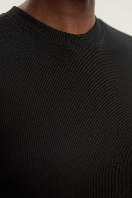 Compact Jersey Ribbed T-Shirt