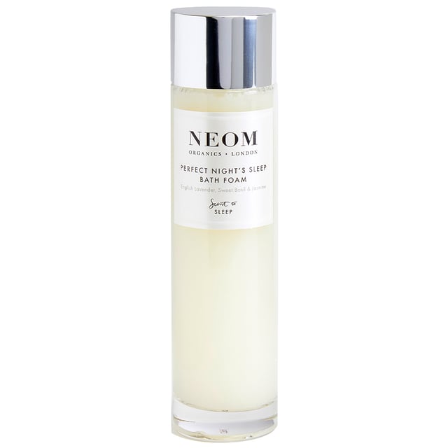Discover the ultimate relaxation experience with Neom Wellbeing London's Scent to Sleep Bath Foam. Crafted to promote restful sleep, this luxurious bath foam features a blend of 19 essential oils, including lavender and chamomile. Our SLS-free formula nourishes your skin with marshmallow and coconut. Simply pour into warm water, soak, and breathe deeply to unwind. As a Certified B Corporation, Neom supports ethical practices, ensuring that every purchase contributes to social and environmental responsibility. Experience the power of Neom's Scent to Sleep Bath Foam.