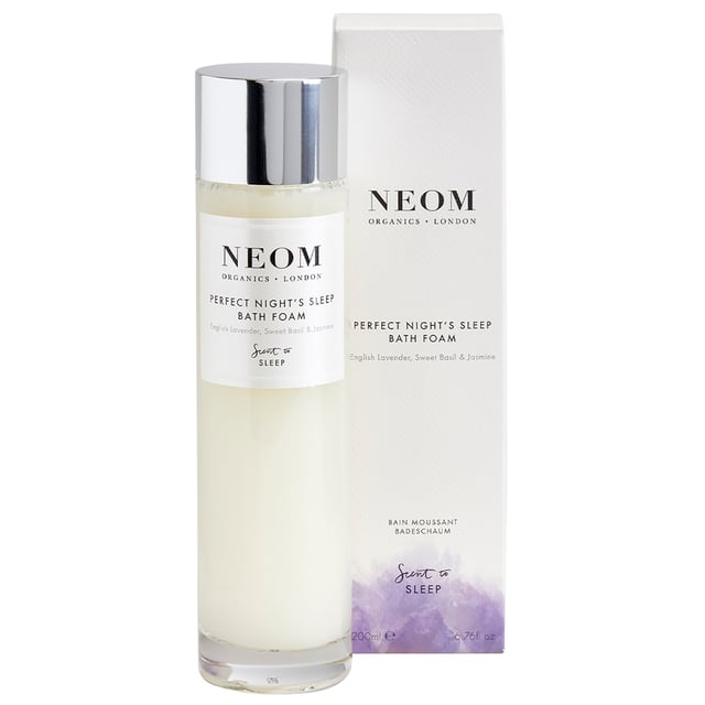 Discover the ultimate relaxation experience with Neom Wellbeing London's Scent to Sleep Bath Foam. Crafted to promote restful sleep, this luxurious bath foam features a blend of 19 essential oils, including lavender and chamomile. Our SLS-free formula nourishes your skin with marshmallow and coconut. Simply pour into warm water, soak, and breathe deeply to unwind. As a Certified B Corporation, Neom supports ethical practices, ensuring that every purchase contributes to social and environmental responsibility. Experience the power of Neom's Scent to Sleep Bath Foam.