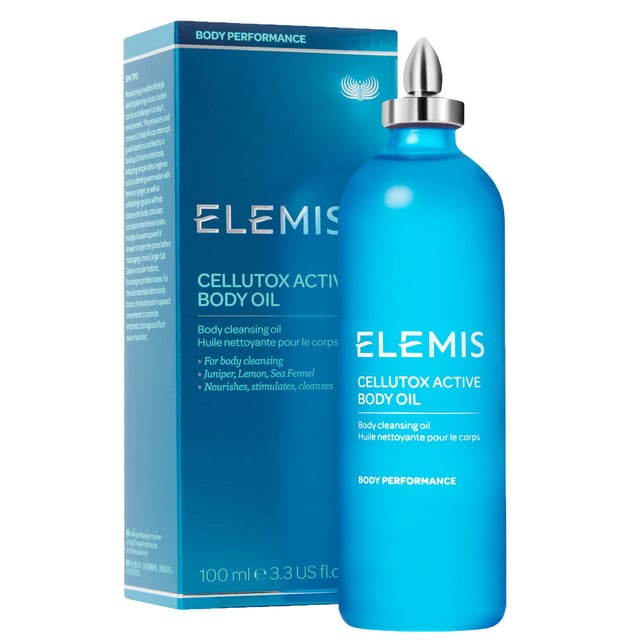 Experience the ultimate detox with ELEMIS Cellutox Active Body Oil. This luxurious oil blends Sea Buckthorn, Sea Fennel, and Juniper to nourish and soften your skin while promoting a toned appearance. The uplifting aroma of Lemon invigorates your senses, leaving you refreshed. Perfect for your anti-cellulite regimen or body cleansing routine, this lightweight oil is easy to apply. Warm a small amount in your hands and massage into areas of concern. ELEMIS prioritizes sustainability by sourcing natural ingredients responsibly. Enjoy smoother, healthier skin while protecting the planet.