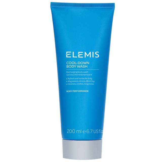 Experience the invigorating ELEMIS Body Performance Cool Down Body Wash, a refreshing cleanser that awakens your senses and rejuvenates your skin. Infused with Birch Sap and Mango, this nourishing formula keeps your skin soft and hydrated. The addition of Arnica Montana Flower Extract and Menthol provides a cooling sensation, perfect for post-exercise refreshment. Enriched with Magnesium to support energy production, simply apply while bathing or showering and massage before rinsing. ELEMIS is committed to sustainability, sourcing natural ingredients responsibly.